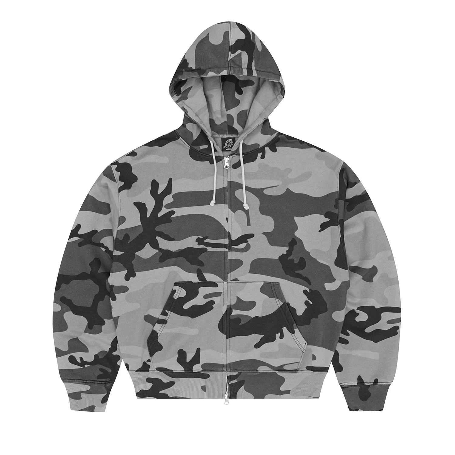 Cortiez DIPLOMATIC ZIP HOODIE [WASHED CAMO] | Official Corteiz