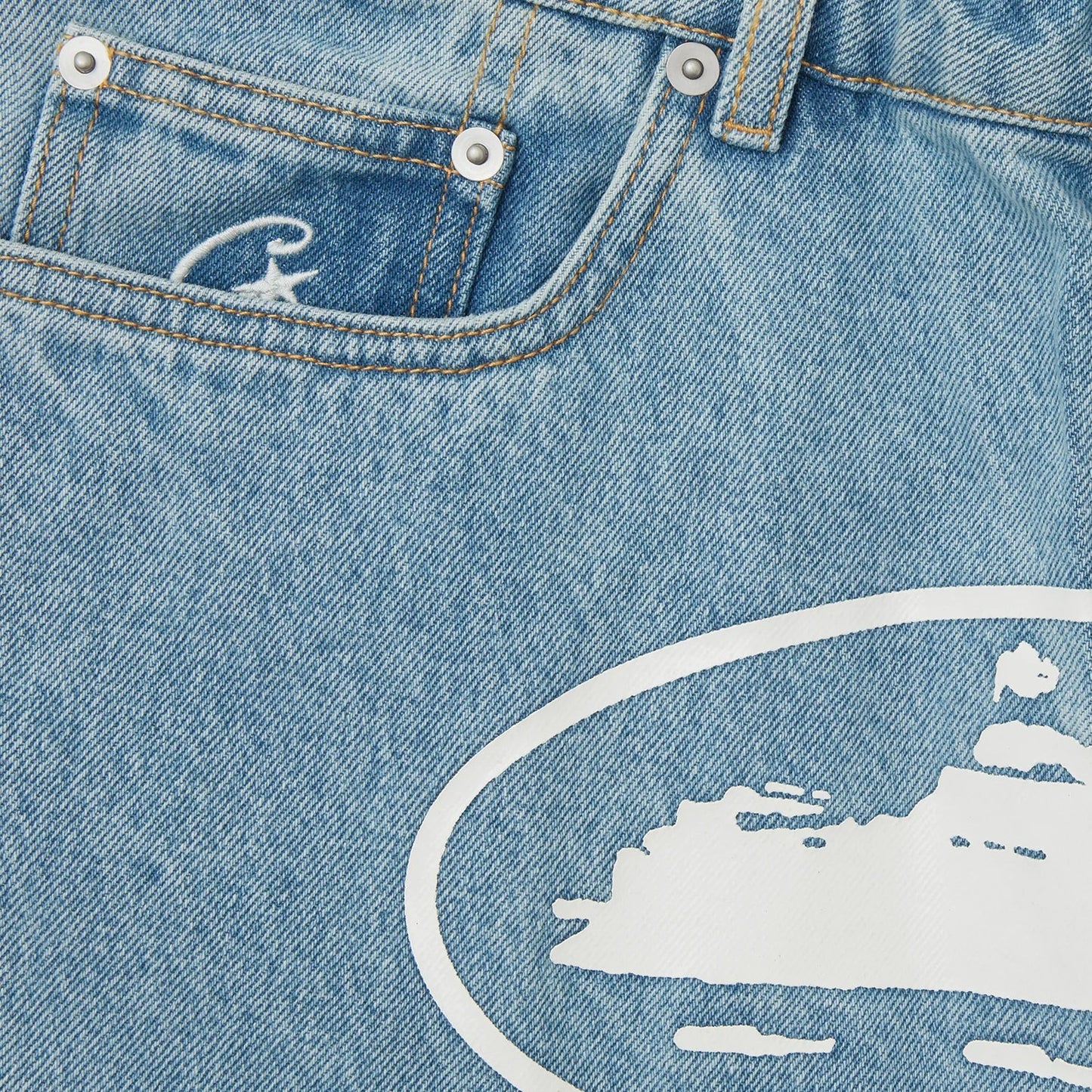 Corteiz ISLAND BAGGY DENIM SHORT