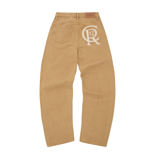 Corteiz CREST CHAINSTITCH BAGGY JEANS