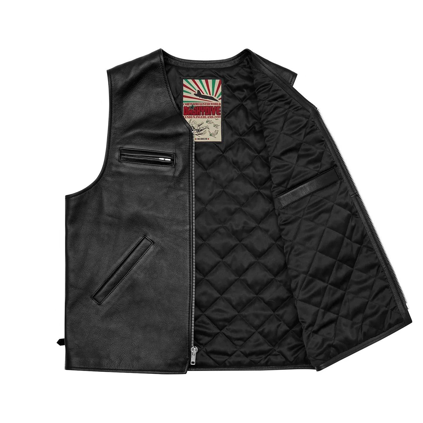Corteiz SKYDIVE LEATHER VEST