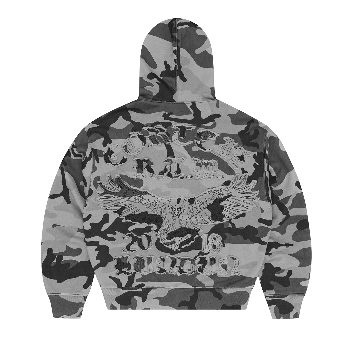 Cortiez DIPLOMATIC ZIP HOODIE [WASHED CAMO]