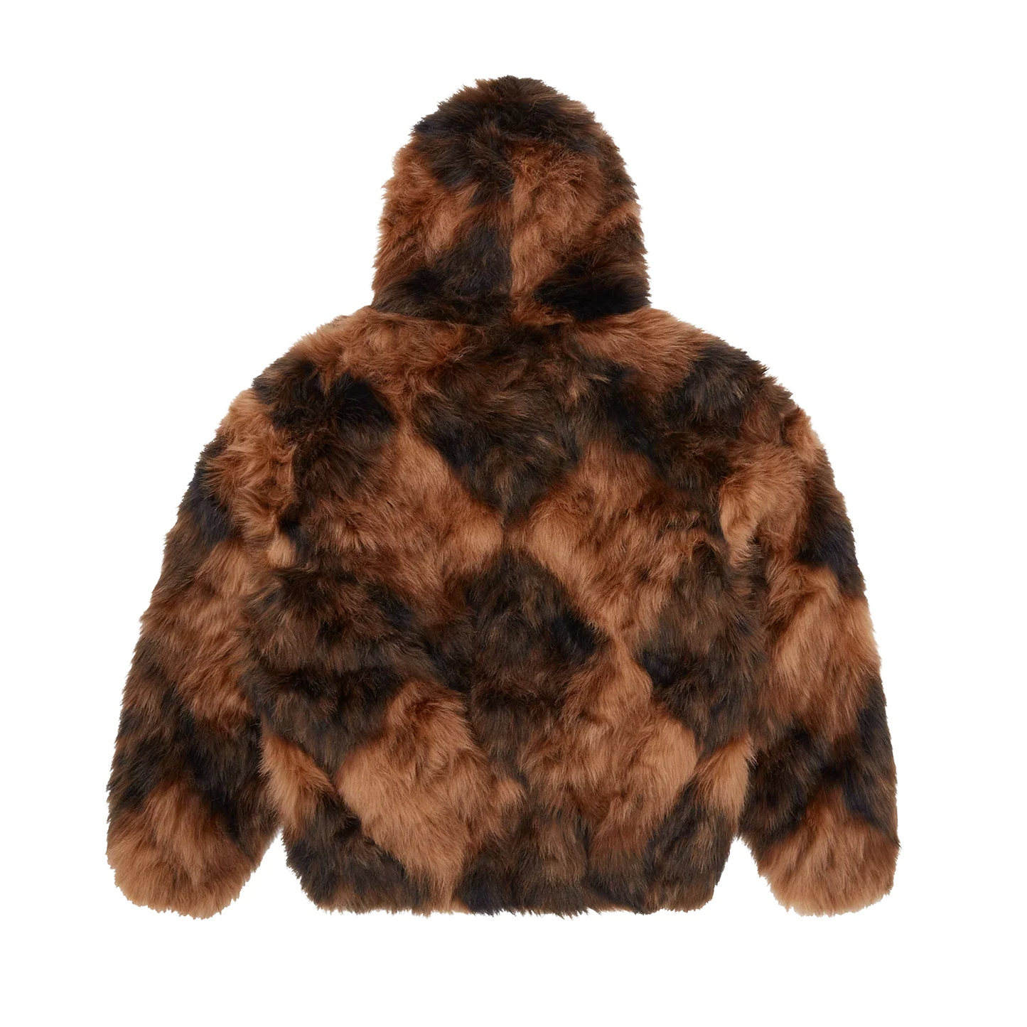 Corteiz DIAMOND HOODED FUR JACKET