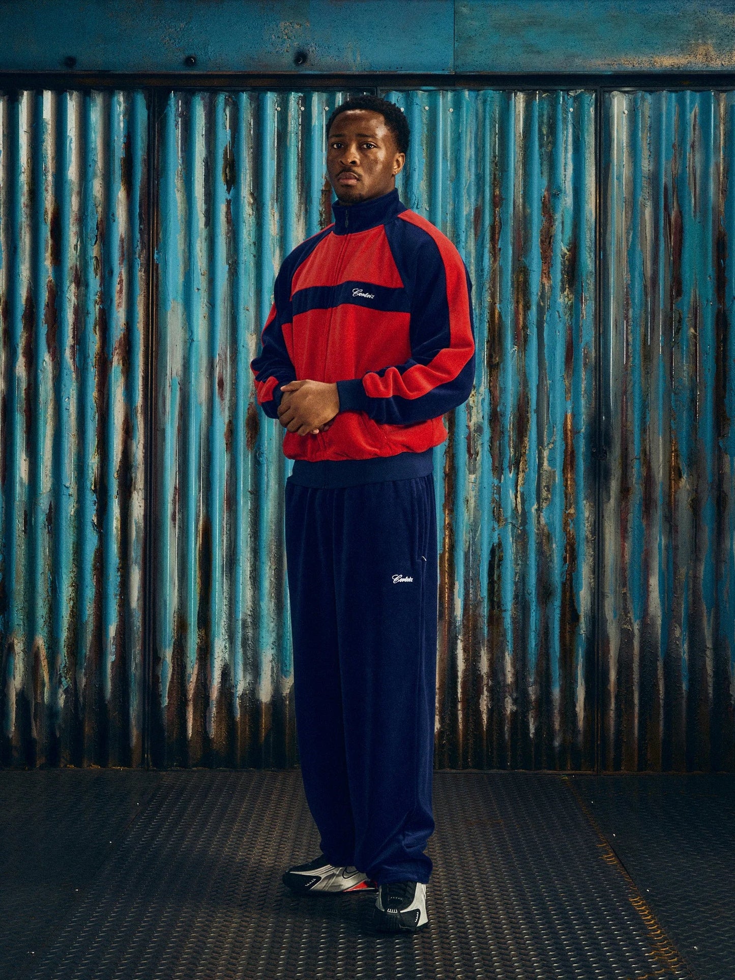 Corteiz PISTA VELOUR TRACK JACKET