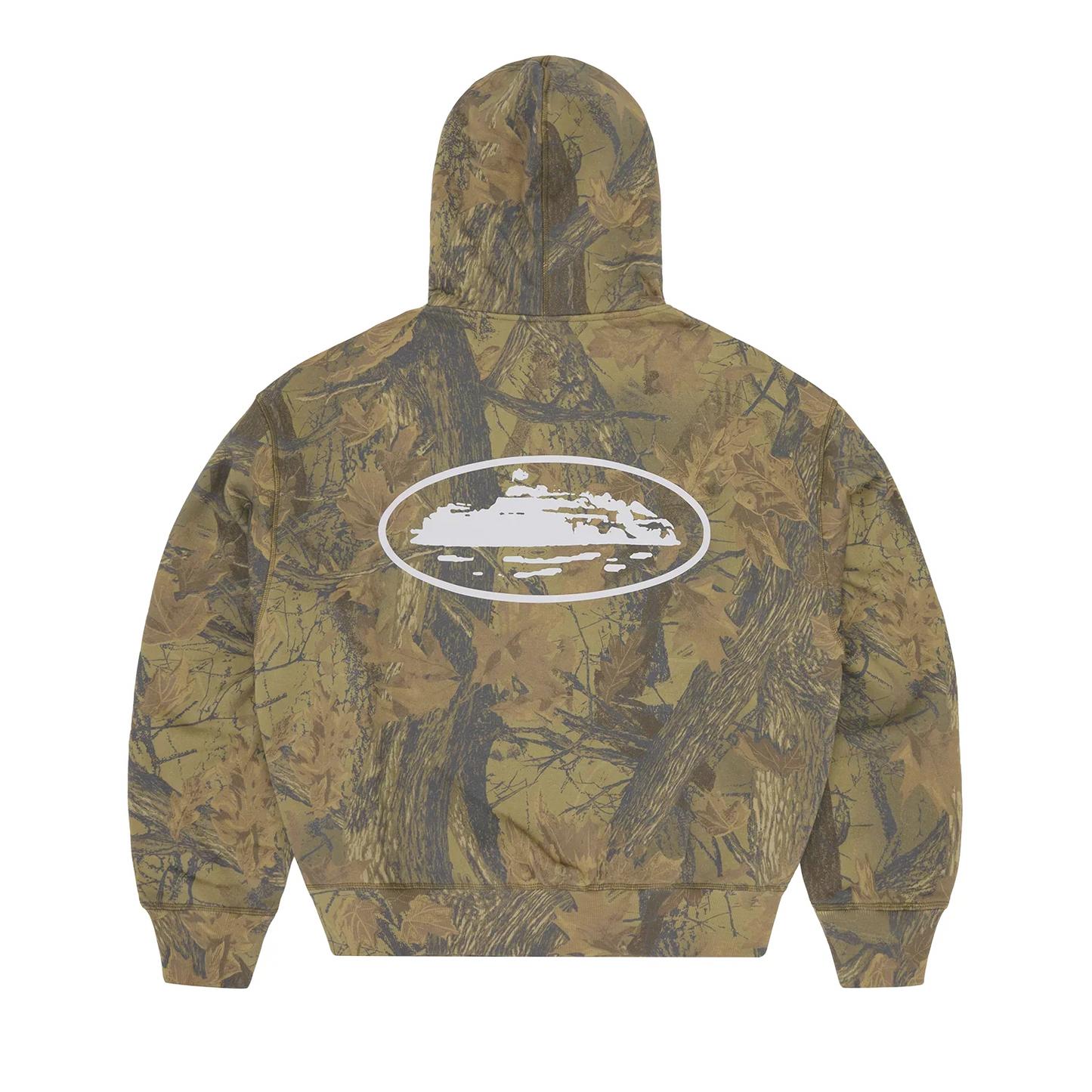 Cortiez ISLAND PUFF PRINT ZIP HOODIE [FOREST CAMO]