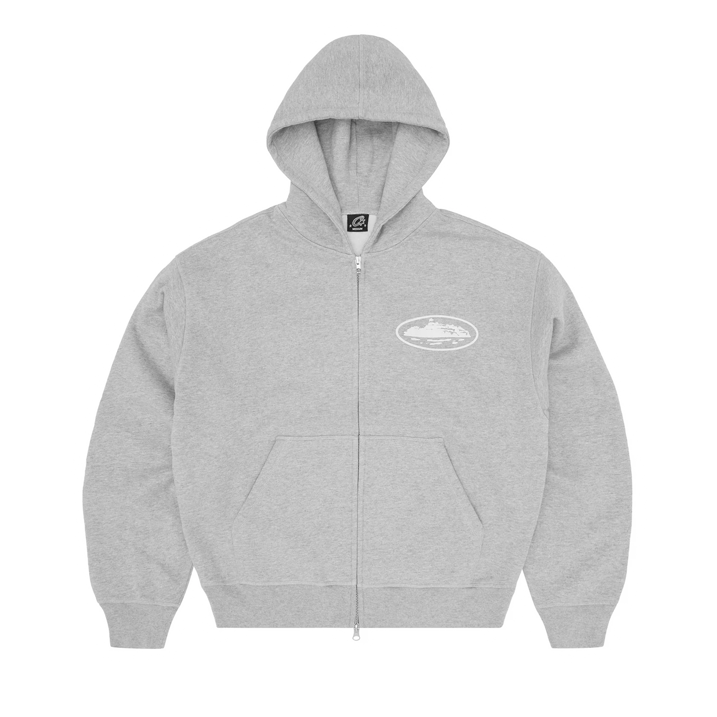 Cortiez ISLAND PUFF PRINT ZIP HOODIE [HEATHER GREY]
