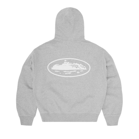 Cortiez ISLAND PUFF PRINT ZIP HOODIE [HEATHER GREY]
