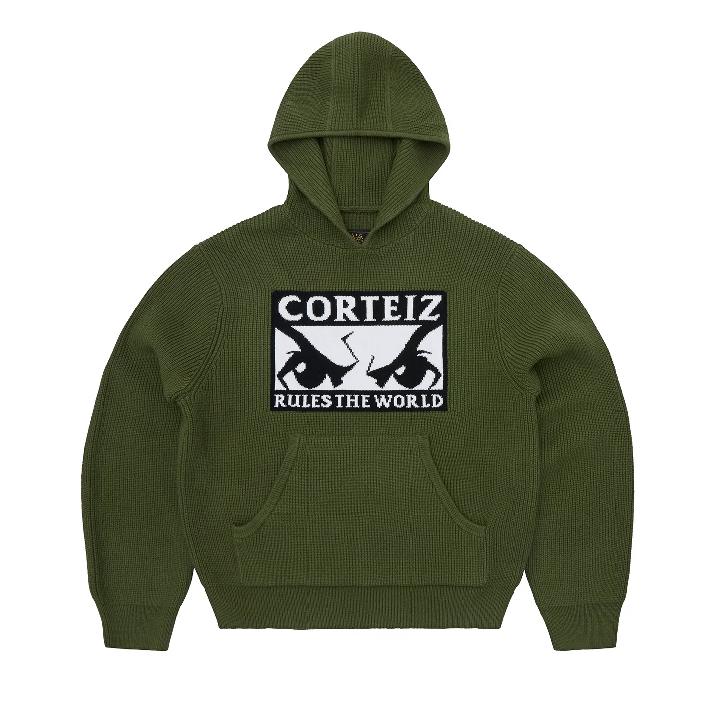 Cortiez HUEY KNIT HOODIE [OLIVE]