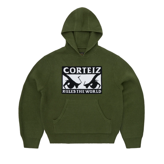 Cortiez HUEY KNIT HOODIE [OLIVE]