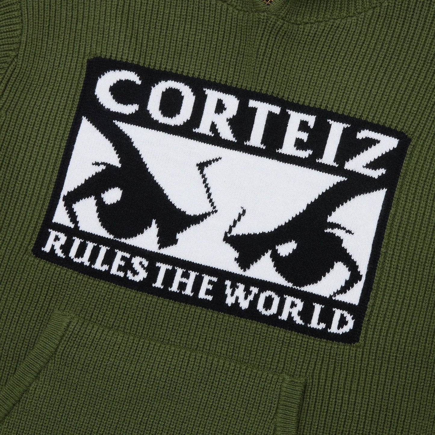 Cortiez HUEY KNIT HOODIE [OLIVE]